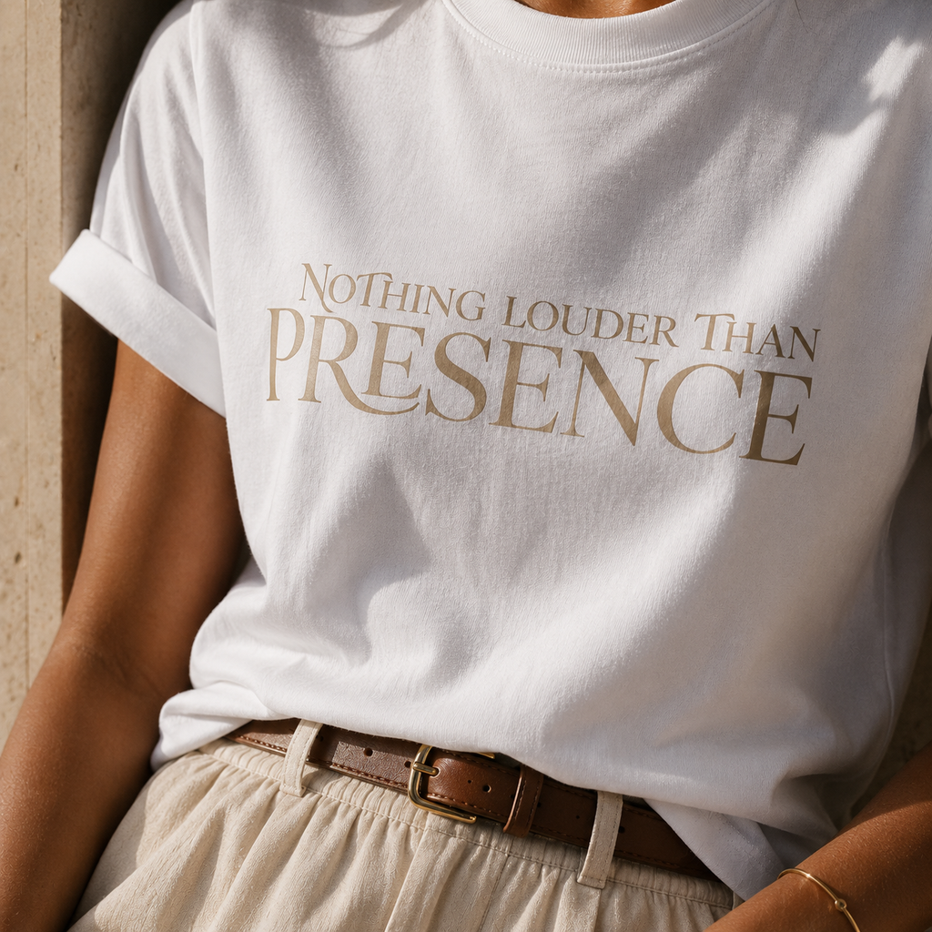 Nothing Louder Than Presence - Premium Unisex Tee