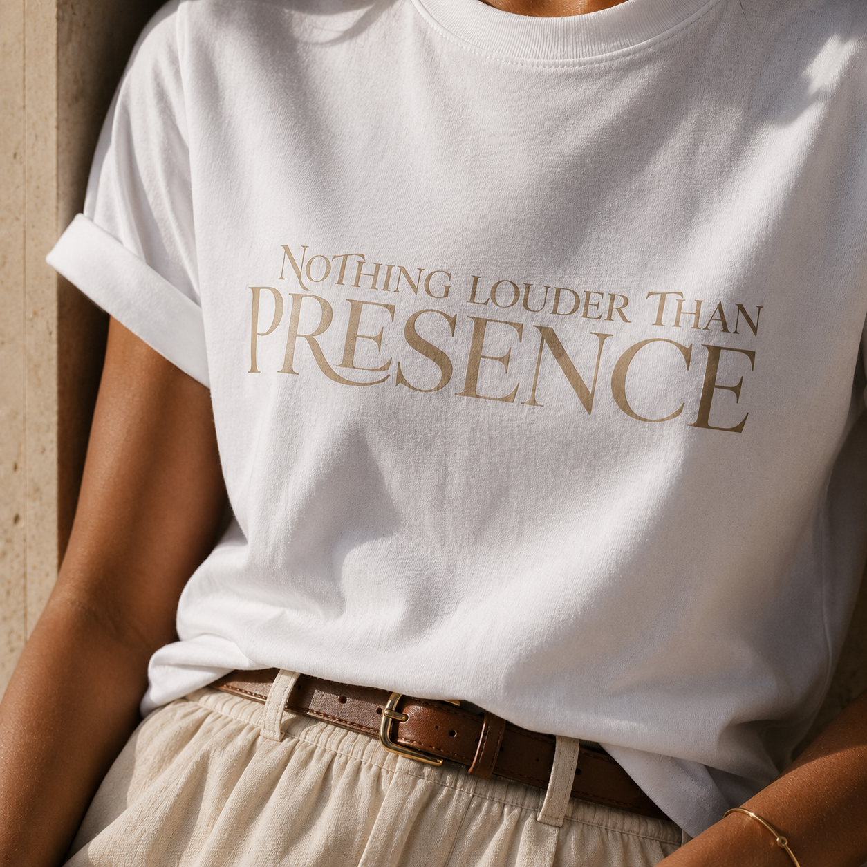 Nothing Louder Than Presence - Premium Unisex Tee