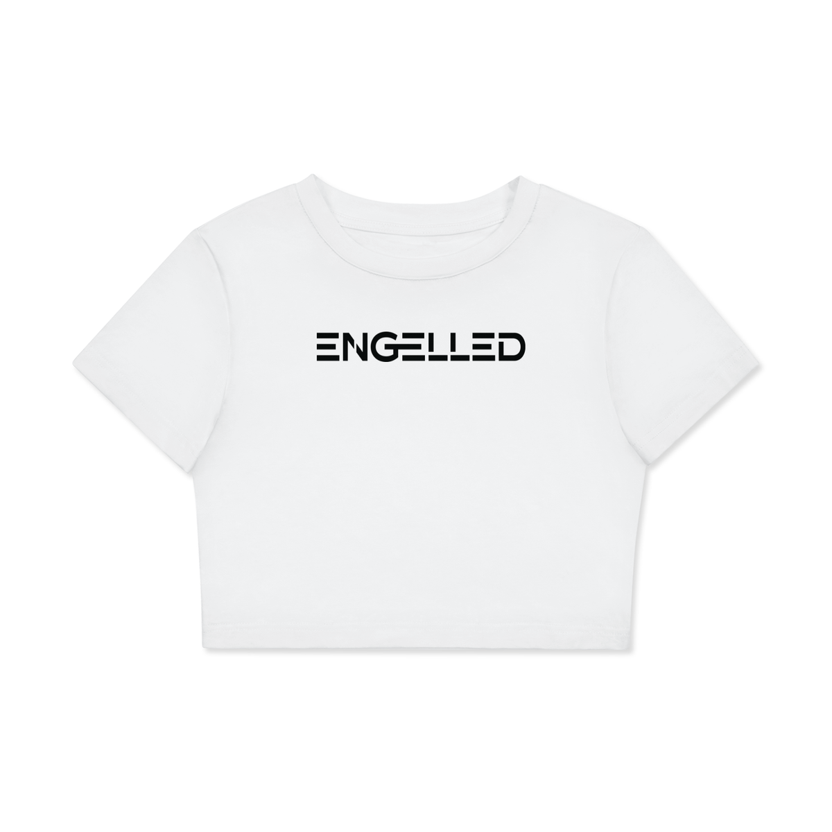 Fitted Crop Cotton T-Shirt