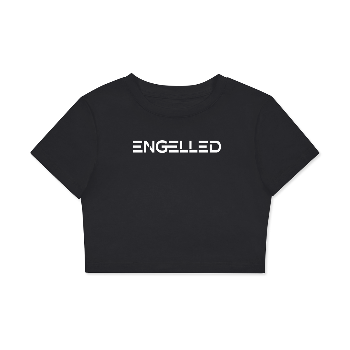 Fitted Crop Cotton T-Shirt