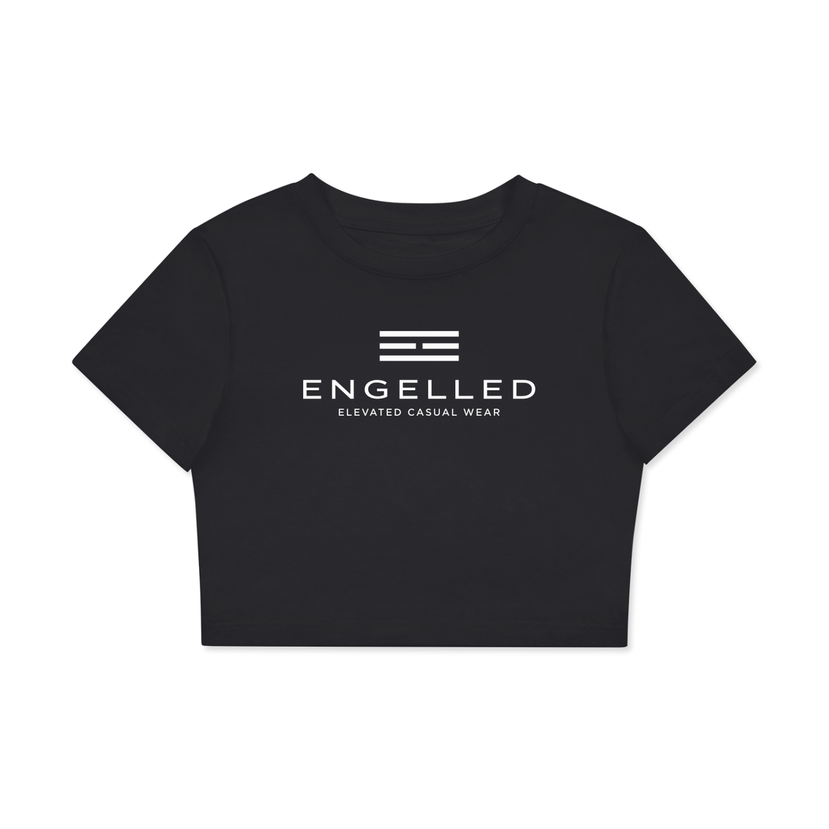 Fitted Crop Cotton T-Shirt