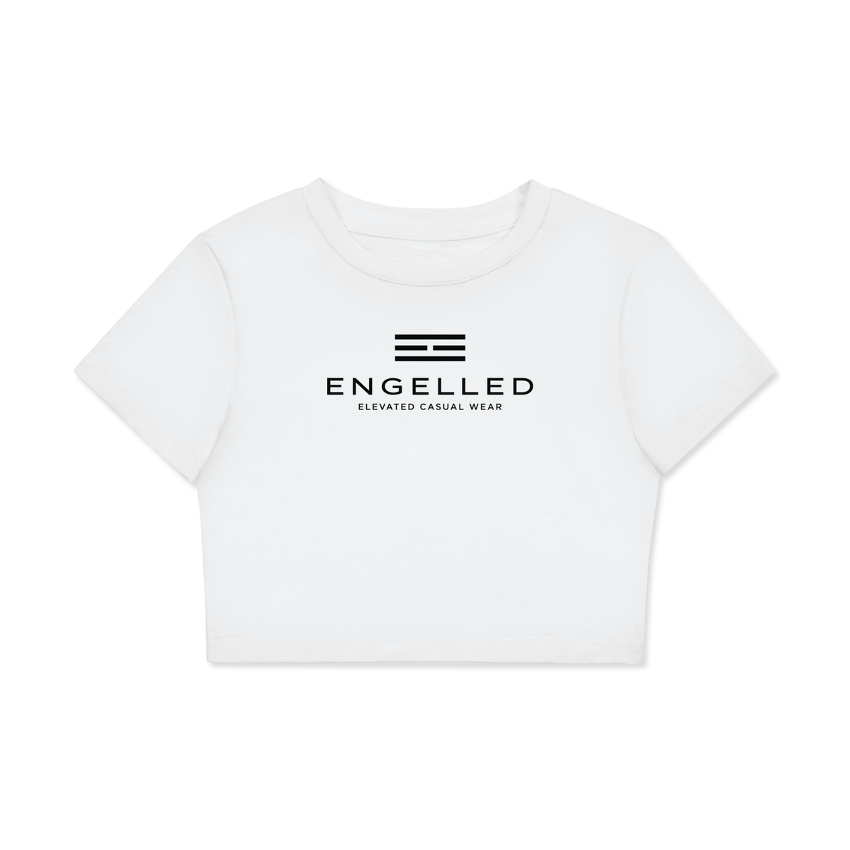 Fitted Crop Cotton T-Shirt